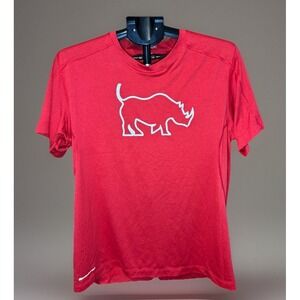 OGIO Men's L Red Active Wear Shirt Wicking Lightweight Performance Hippo Gym